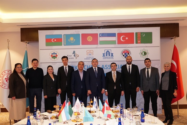 TÜRK DİLİ KONUŞAN ÜLKELER SATRANÇ BİRLİĞİ BİRİNCİ GENEL KURULU VE BİRİNCİ ŞAMPİYONASI GAZİANTEP’TE DÜZENLENDİ